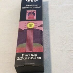 Diamond Art Kit with Pink and Purple Design